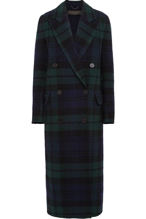 burberry mantel tartan blau grün|Burberry check wool coats.